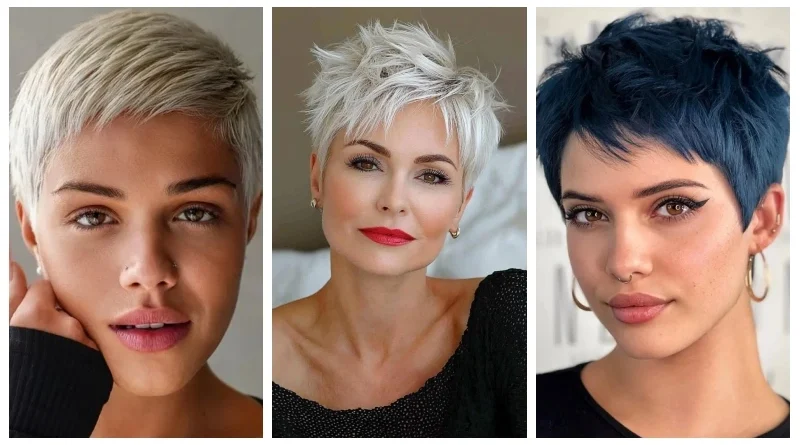 Edgy Messy Short Pixie Cut