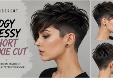 Undercut Edgy Messy Short Pixie Cut