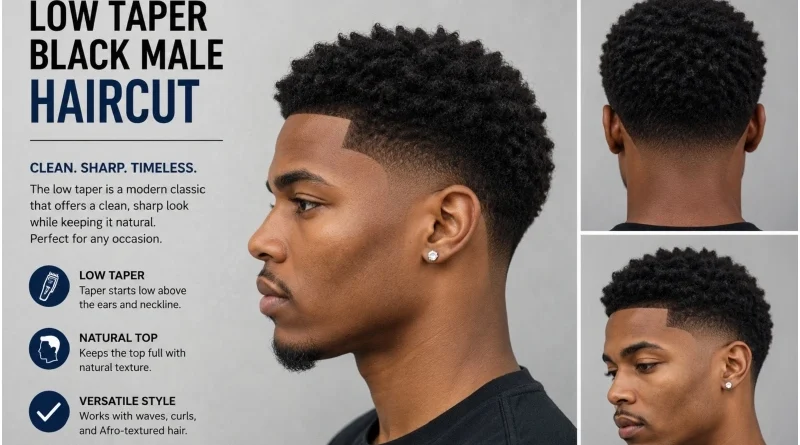 low taper black male